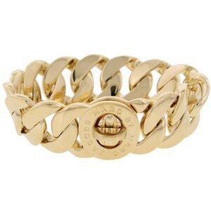 Marc By Marc Jacobs Goldtone Katie Logo Link Bracelet